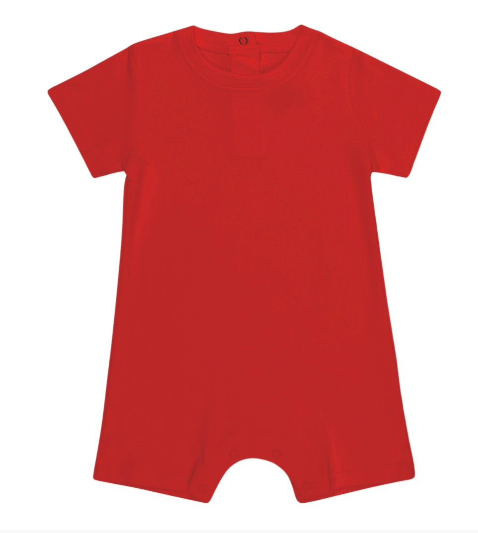 Boys short sleeve romper