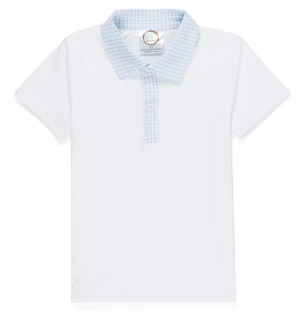 Boys gingham polo