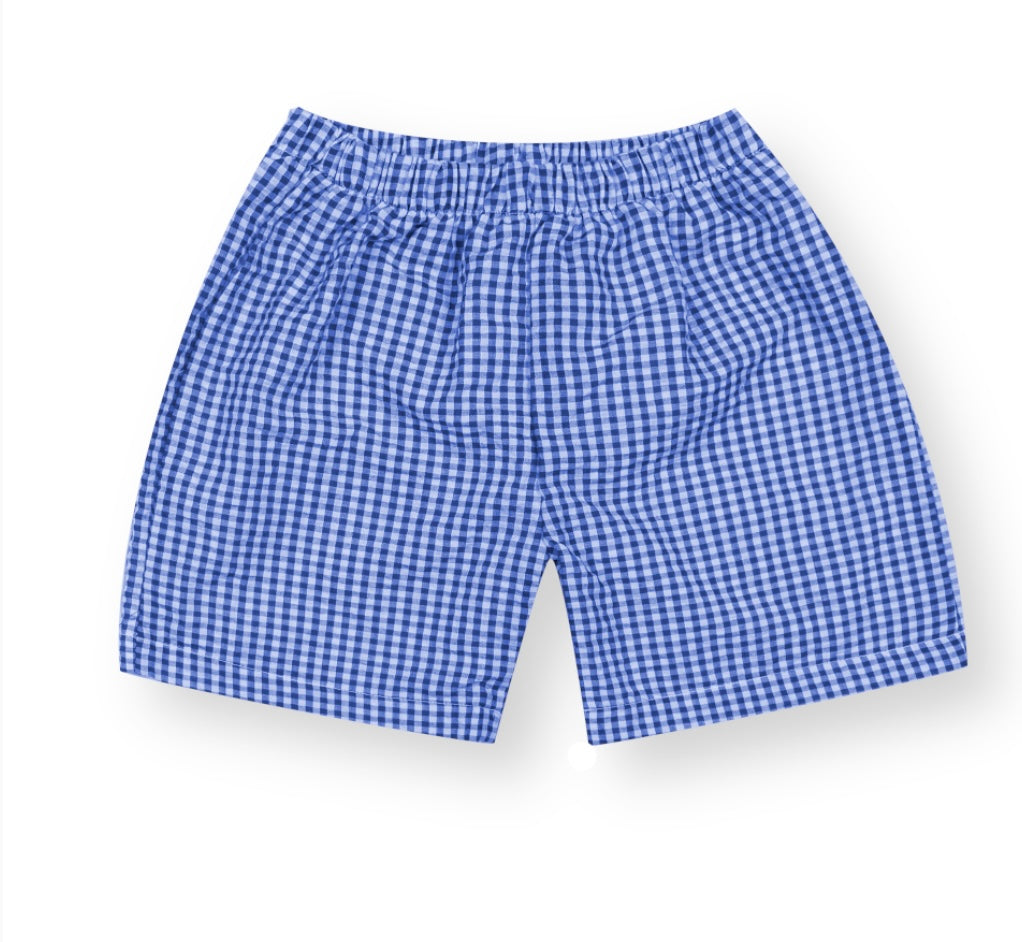 Boys gingham shorts