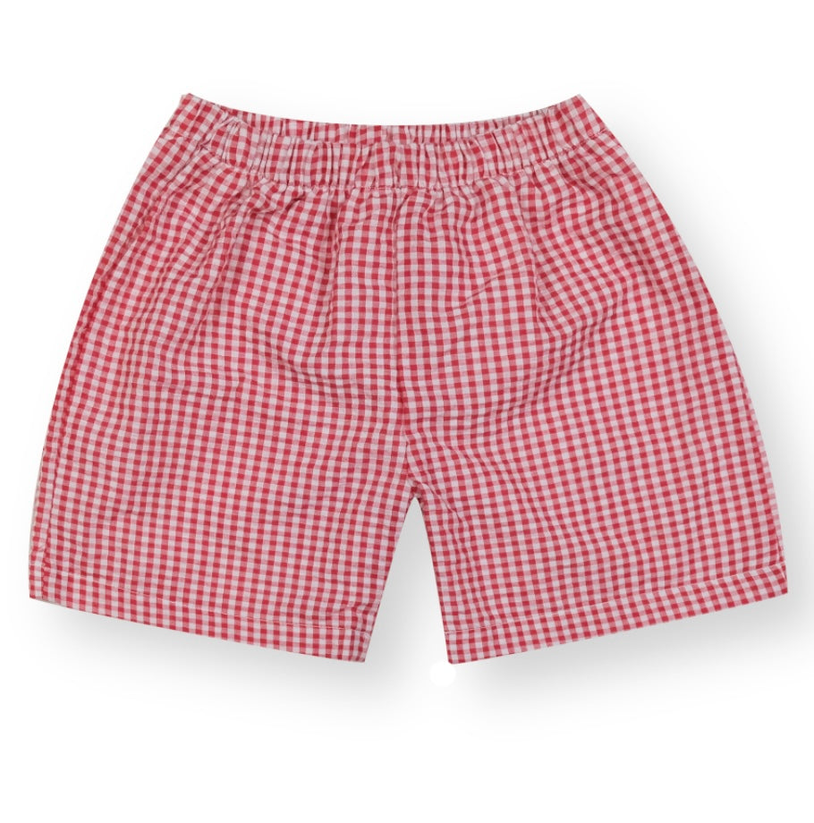 Boys gingham shorts