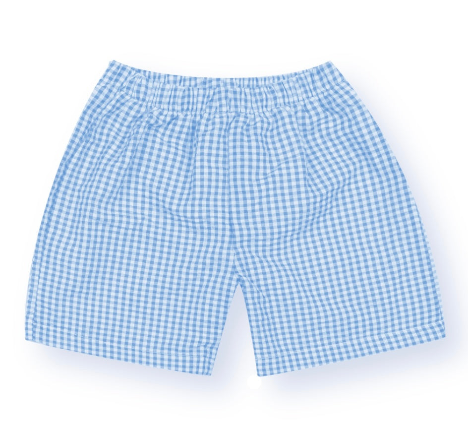 Boys gingham shorts