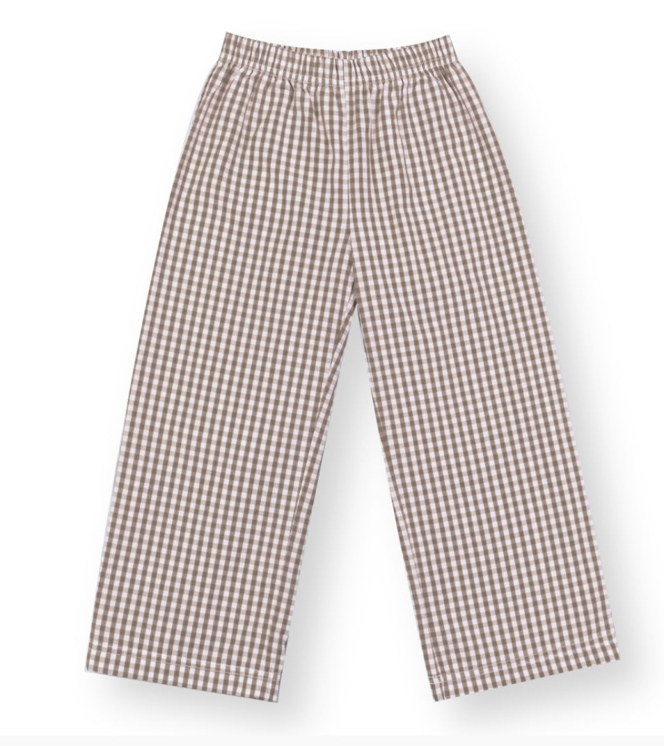 Boys gingham pants