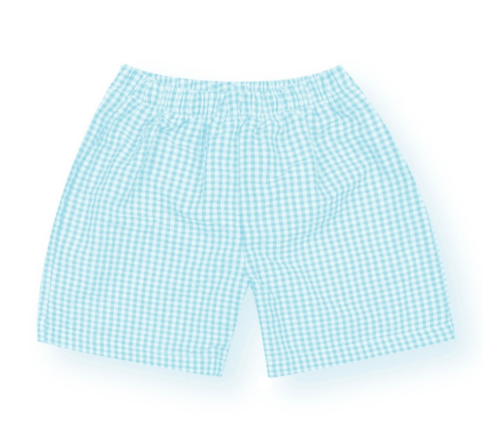 Boys gingham shorts