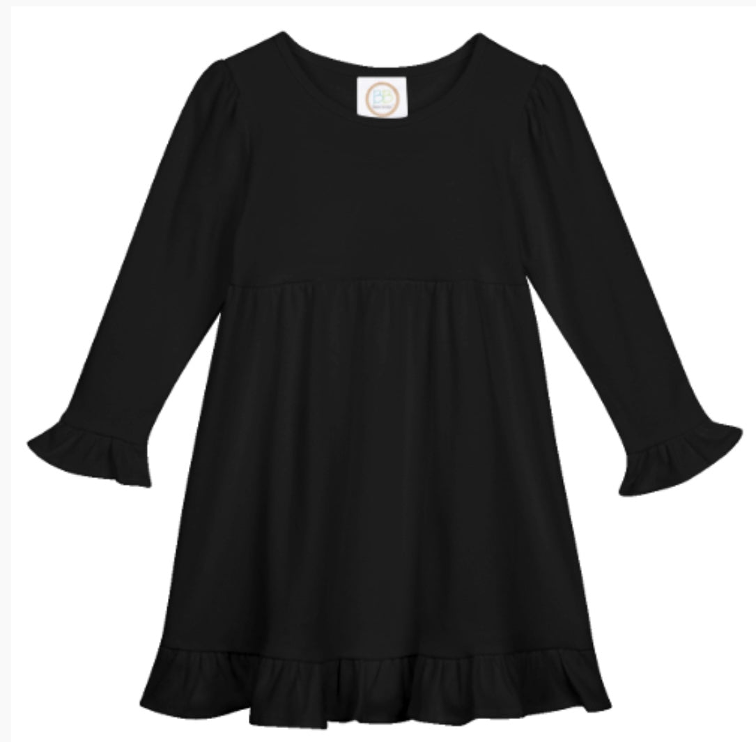 Long sleeve ruffle dress