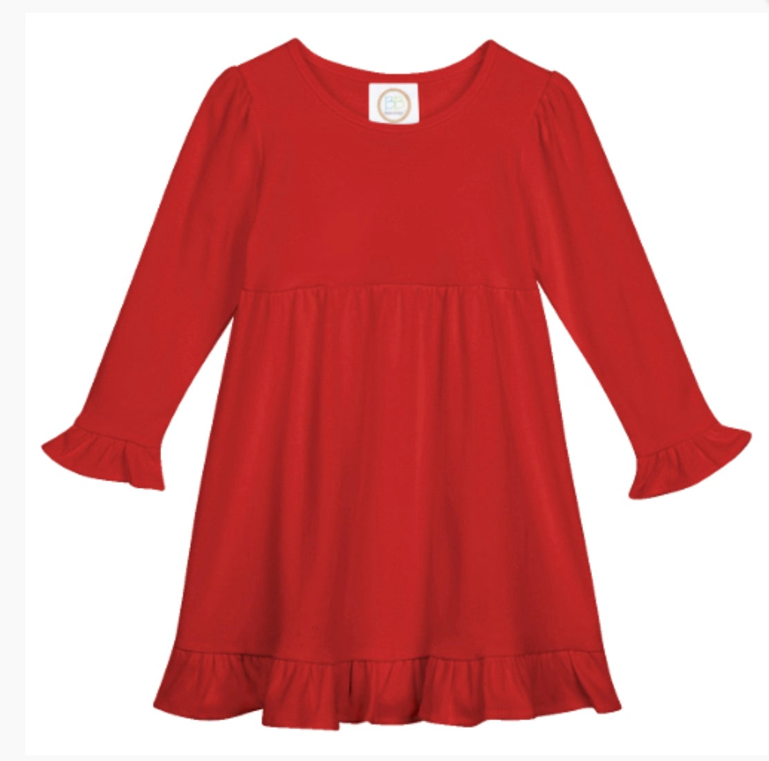 Long sleeve ruffle dress