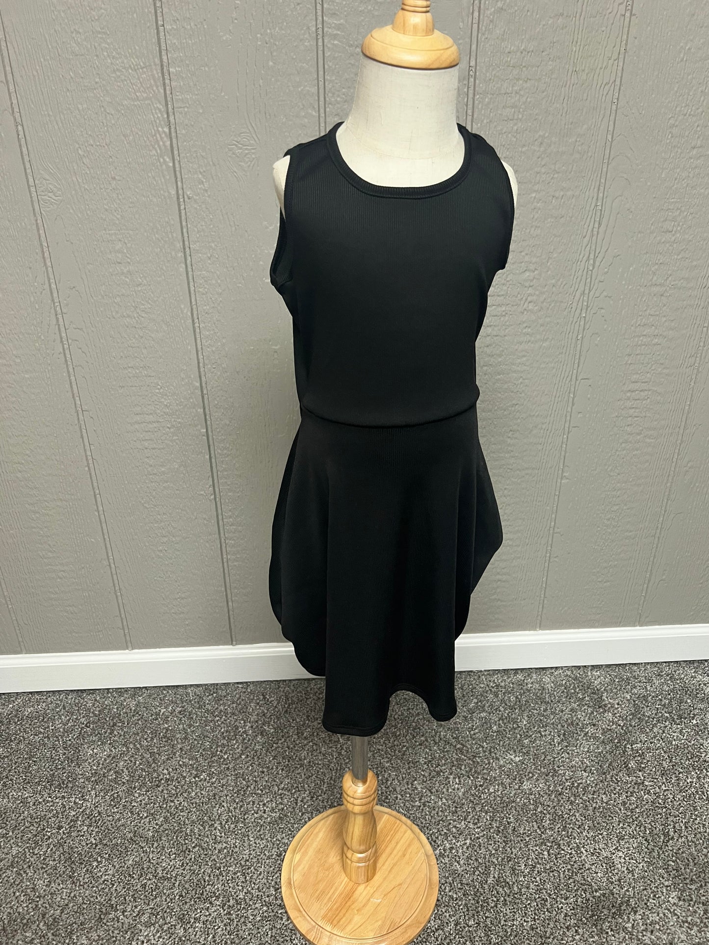 Girls Black athletic dress