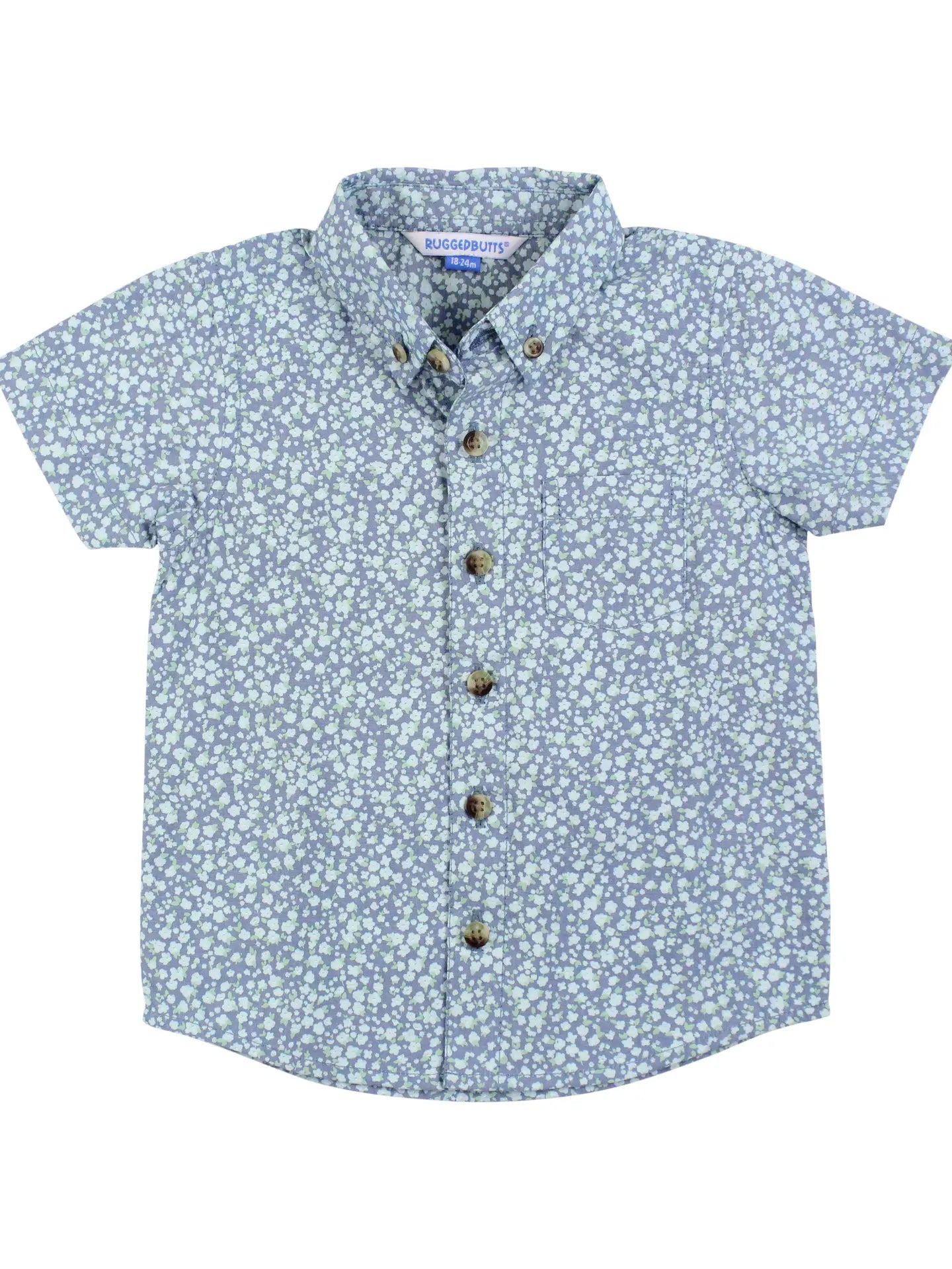 Boys short sleeve button down shirt