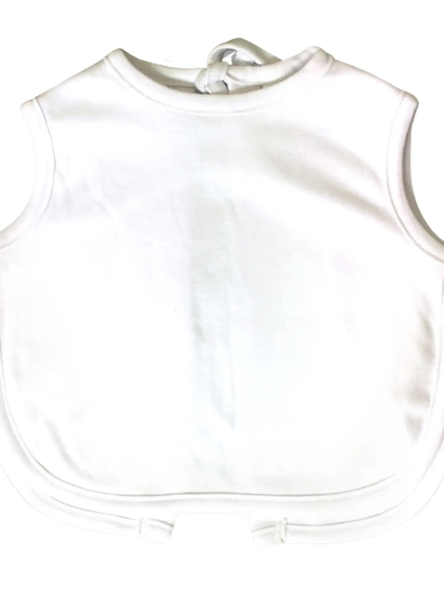 White Apron Bib